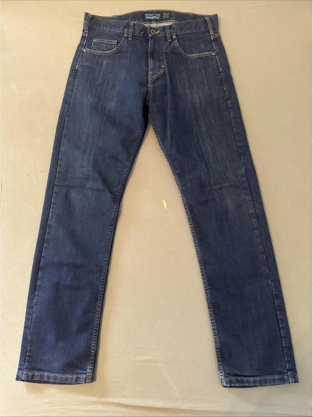 Patagonia Iron Clad Jeans Mens 30x32 Performance Regular Fit Dark Blue Straight